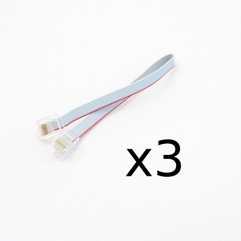 Flexi-Cables for NXT/EV3 (20 cm x 3)
