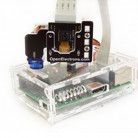 Pi-Pan, a Pan-Tilt Kit for Raspberry Pi Camera