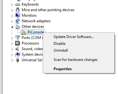 Update driver manually